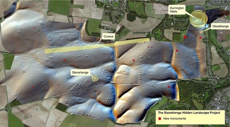 Georadar reveals hidden Sanctuaries and Burial Mounds near Stonehenge