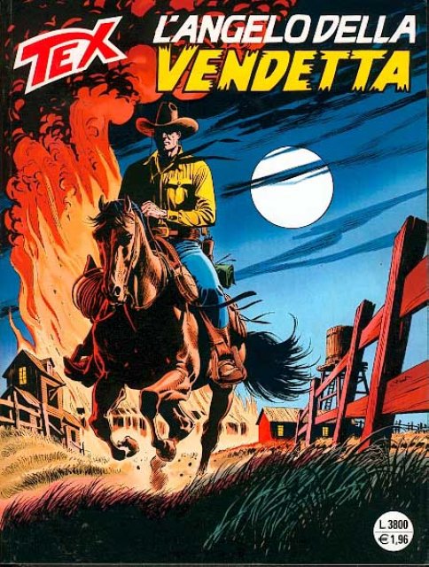 Tex Nr. 487: L'angelo della vendetta front cover (Italian).