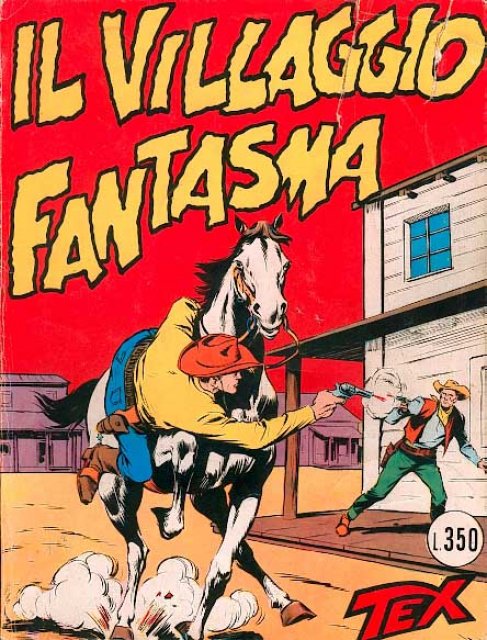 Tex Nr. 036: Il villaggio fantasma front cover (Italian).