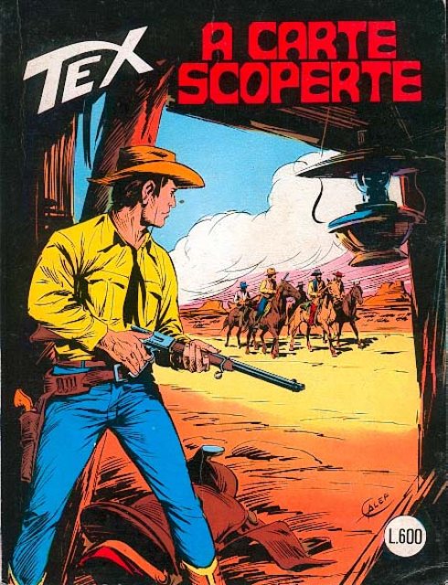 Tex Nr. 239: A carte scoperte front cover (Italian).