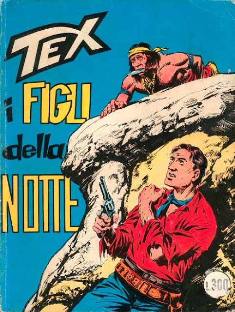Tex Nr. 050: I figli della notte front cover (Italian).
