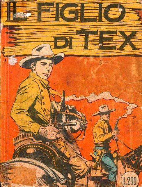Tex Nr. 012: Il figlio di Tex front cover (Italian).