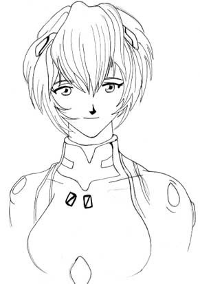 How to Draw Rei Ayanami from Neon Genesis Evangelion 