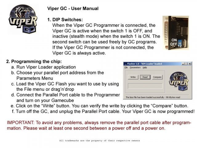 Nintendo GameCube: Viper GC installation