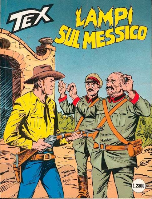 Tex Nr. 368: Lampi sul Messico front cover (Italian).