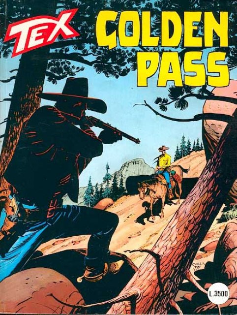 Tex Nr. 466: Golden Pass front cover (Italian).