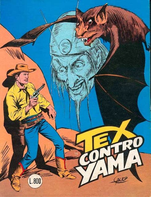 Tex Nr. 267: Tex contro Yama front cover (Italian).