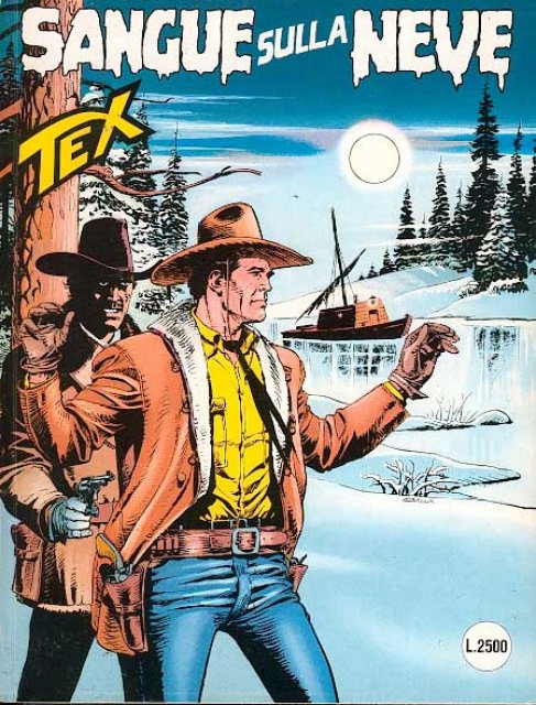 Tex Nr. 402: Sangue sulla neve front cover (Italian).
