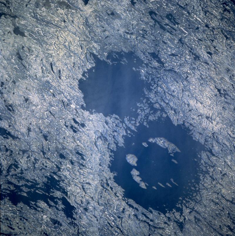 Clear Water craters in Quebec