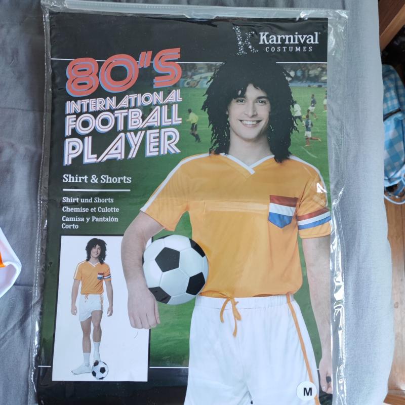 80s football player - shirt and shorts