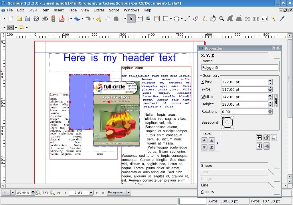 How To: Scribus - Part 5