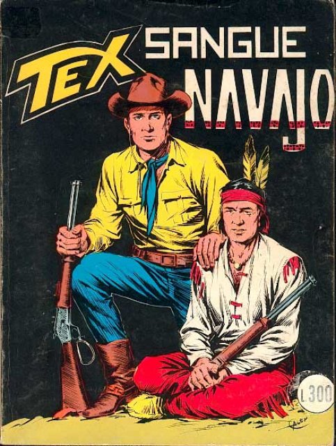Tex Nr. 051: Sangue navajo front cover (Italian).