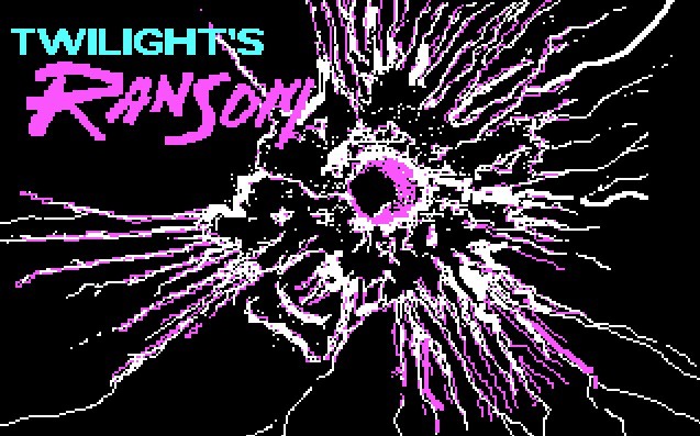 Twilight's Ransom for MS-DOS title screen