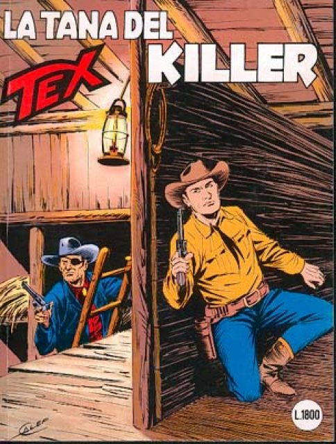 Tex Nr. 345: La tana del killer front cover (Italian).