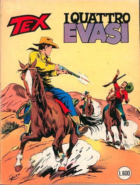 Tex Nr. 242: I quattro evasi front cover (Italian).