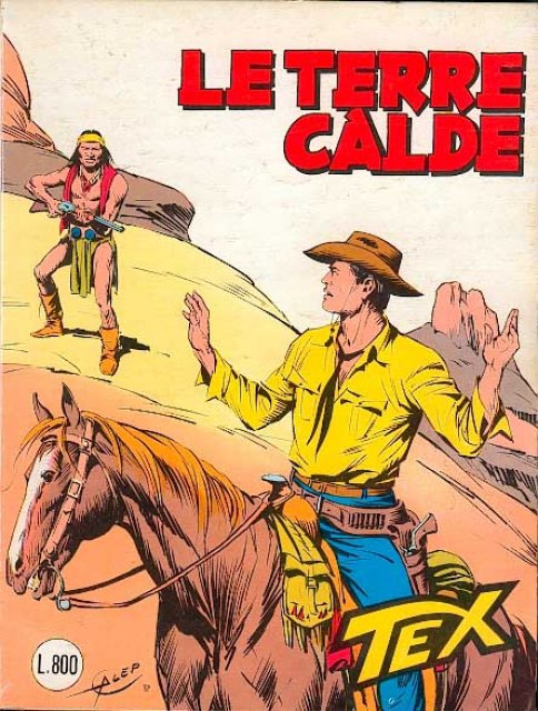 Tex Nr. 263: Le terre calde front cover (Italian).