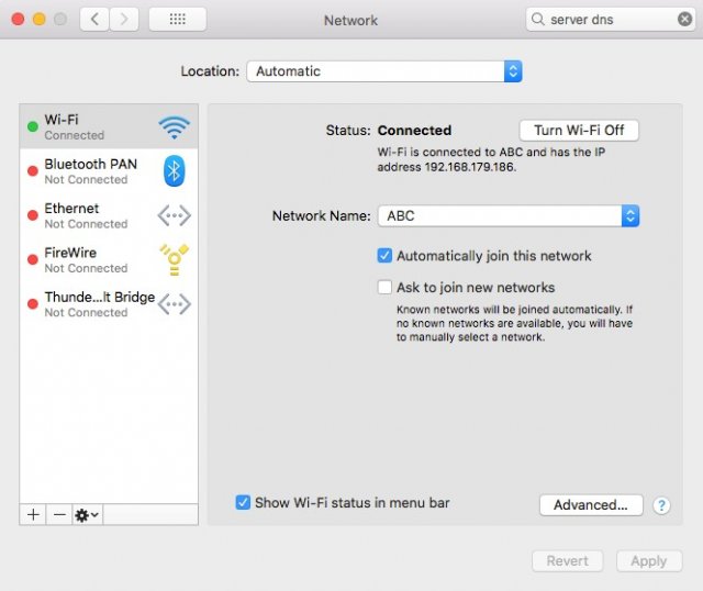 How to change DNS on macOS
