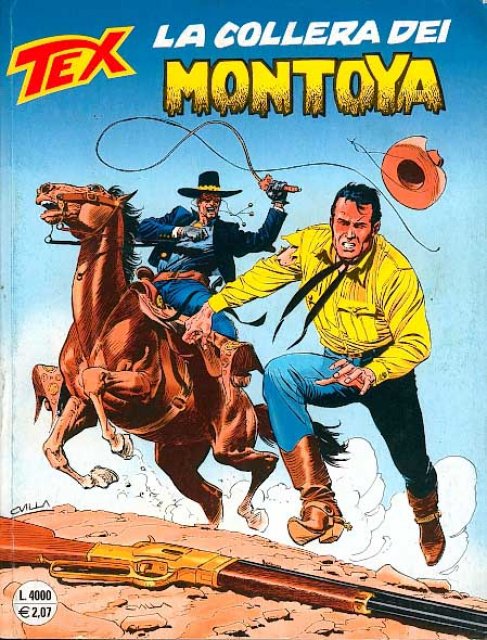 Tex Nr. 489: La collera dei Montoya front cover (Italian).