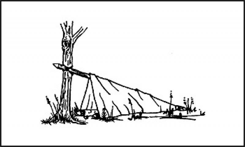 /* Figure 5-7. One-Man Shelter */