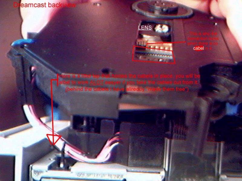 How to alter a Dreamcast to read cd-rws...