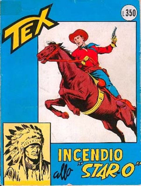 Tex Nr. 042: Incendio allo Star-O front cover (Italian).