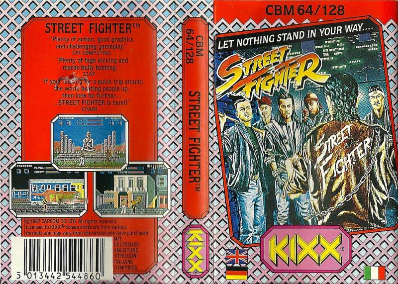 The improved version of Street Fighter for Commodore 64 released in USA