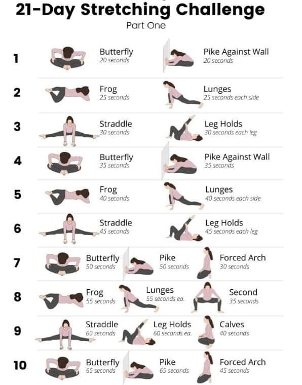 21-days stretching challenge