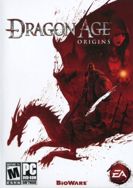Dragon Age: Origins PC cover front.