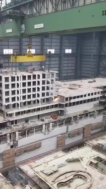 Do you know how a cruise ship is built and assembled? If not, watch the video