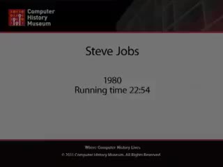 1980: Steve Jobs Speech at McKenna