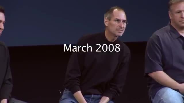 2008 March: Steve Jobs talks about the iPhone and it's security