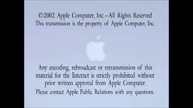 2002 May 14: Steve Jobs Keynote Xserve 2002