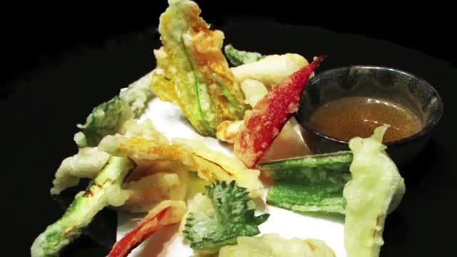 Gualtiero Marchesi: Fried prawns and vegetables